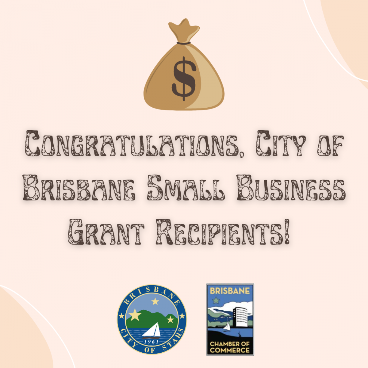 Congrats Small Business Grant Winers