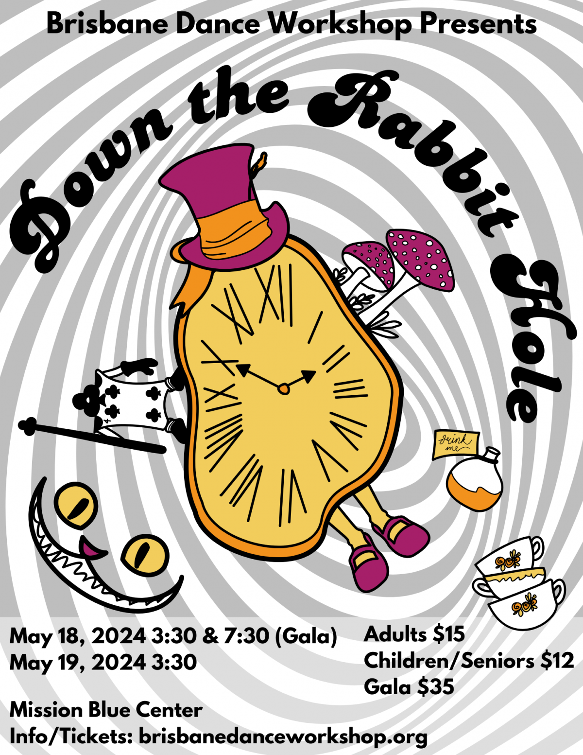 Down the Rabbit Hole flyer